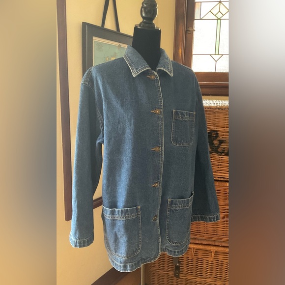 Liz Claiborne Denim Barn Coat - Picture 7 of 11
